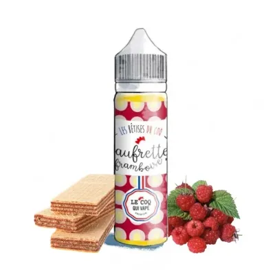 Gaufrette Framboise 50ml (0mg) - Les Bêtises du Coq