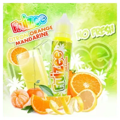 Citron Orange Mandarine 50ml (0mg) - Fruizee No Fresh by ELIQUID France