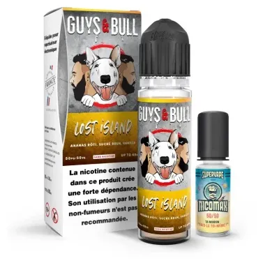 Lost Island 60ml Easy2Shake (3mg) - Guys & Bull by Le French Liquide