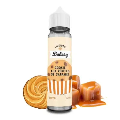Cookie aux pépites de caramel 50ml (0mg) - Liquideo