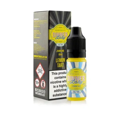 Dinner Lady Lemon Tart 10ml Salt Nic (20mg) - Dinner Lady Lemon Tart 10ml Salt Nic