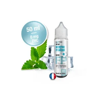 Menthe Fraîche 50 ML (0mg) - Flavour Power