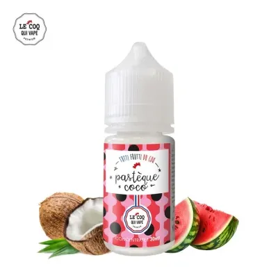 Concentré Pastèque Coco 30ml (0mg) - Tutti frutti du Coq