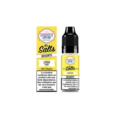 Lemon Tart Salt 10ml Desserts (Nicotine:20 mg/ml) - Dinner Lady