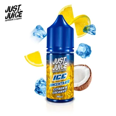 Concentré Citron & Noix de coco ice 30ml (0mg) - Just Juice