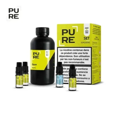 Pack DIY 500ml Base 50/50 Mix&Go (1.5mg) - Pure
