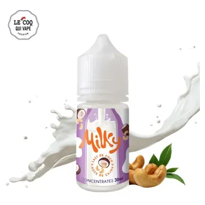 Concentré Milky Coco Cajou 30ml (0mg) - Le Coq Qui Vape