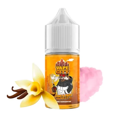 Concentré Barbe à Papa Vanille 30ml (0mg) - Vape City