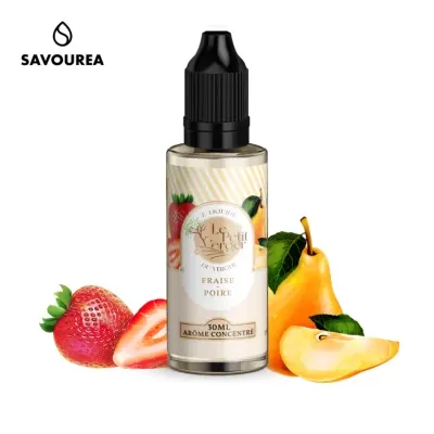 Concentré Fraise Poire 30ml (0mg) - Le Petit Verger by Savourea