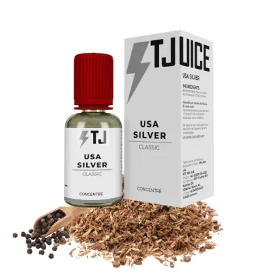 Concentré USA Silver 30ml TPD FR (0mg) - Tjuice