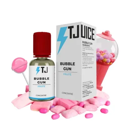 Concentré Bubblegun 30ml TPD FR (0mg) - Tjuice