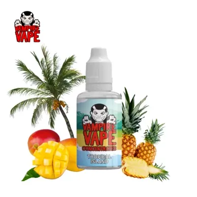 Concentré Tropical Island 30ml (0mg) - Vampire Vape