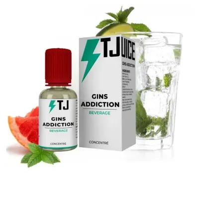 Gin Addiction 30ml Concentré (0mg) - Gin Addiction 30ml Concentré
