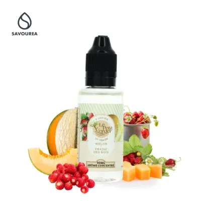 Concentré Melon Fraise des Bois 30ml (0mg) - Le Petit Verger By Savourea