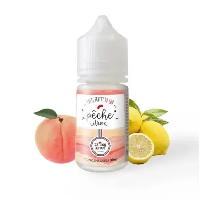 Concentré Pêche Citron 30ml (0mg) - Tutti frutti du Coq