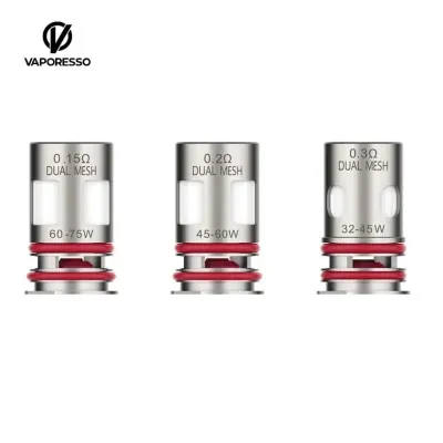 Résistances GTX Dual Mesh (5pcs) (0.2ohm) - Vaporesso