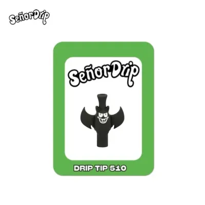 Drip Tip 510 Rubber (Black) - Señor Drip Tip