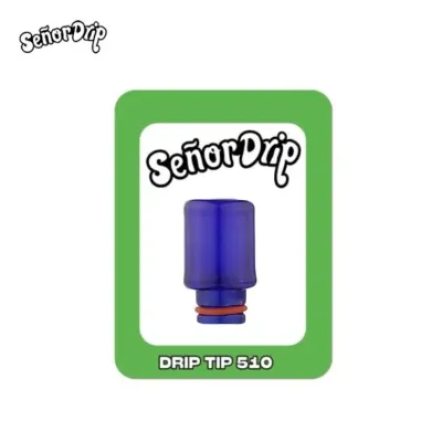 Drip Tip 510 Glass (Orange) - Señor Drip Tip