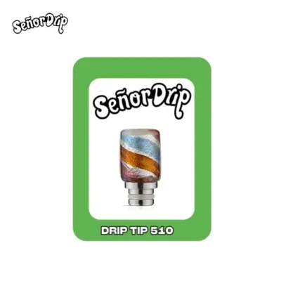 Drip Tip 510 Doodle Glass (Galaxy) - Señor Drip Tip