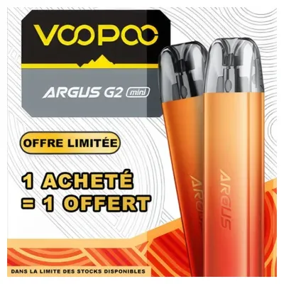 Pack Argus G2 Mini 1+1 (Sunset Orange) - Voopoo