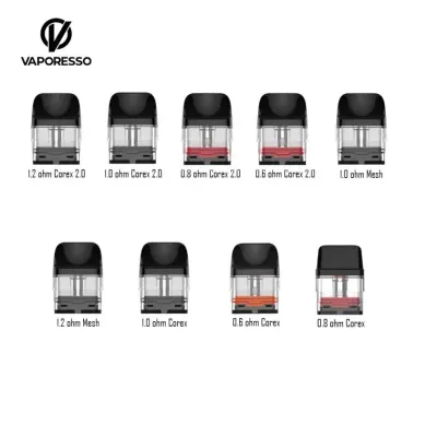 Cartouches XROS Series 2ml (4pcs) (0.8 ohm Corex 2.0 2024) - Vaporesso