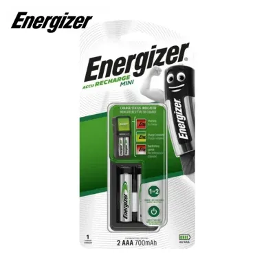 Mini Chargeur + 2 piles AAA 700mAh (Rechargeable) - Energizer
