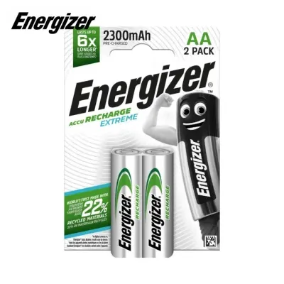 Piles rechargeables AA HR6 2300mAh (2pcs) (Rechargeable) - Energizer Extreme