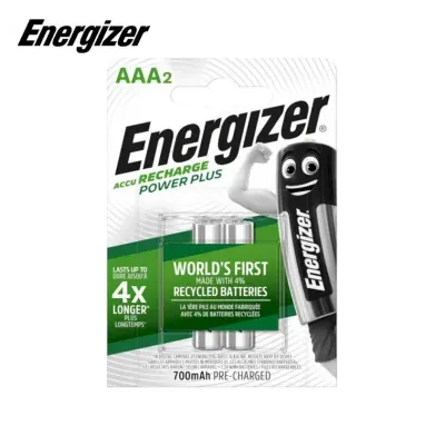 Piles rechargeables AAA HR03 700mAh (2pcs) (Rechargeable) - Energizer Power Plus