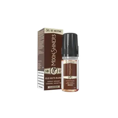 Old Nuts Blend Salt 10ml Moonshiners Basics (Nicotine:10 mg/ml) - Le French Liquide