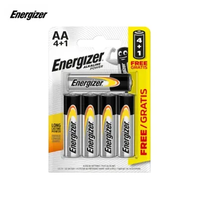 Piles Alcaline Power AA BP5 (4+1) (Alcaline) - Energizer