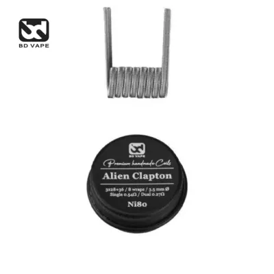 Coils RDL Alien Clapton NI80 Handmade (2pcs) (0.54ohm) - BD Vape