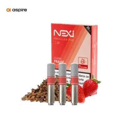 Cartouches Nexi One Classic Fraise (3pcs) (20mg) - Aspire