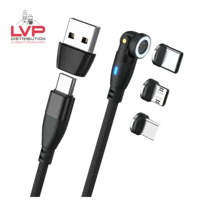 Câble C to C 6 en 1 (Noir) - LVP