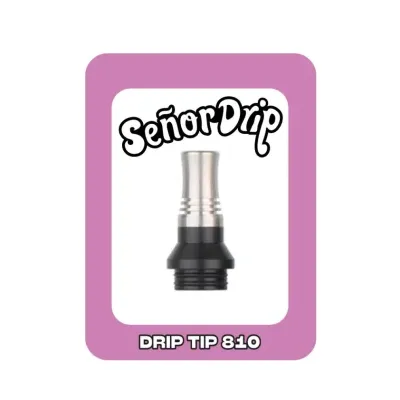 Drip Tip 810 Airflow (Clear) - Señor Drip Tip