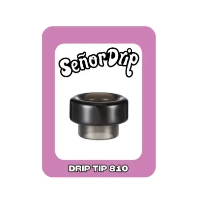 Drip Tip 810 Nitrous (Black) - Señor Drip Tip