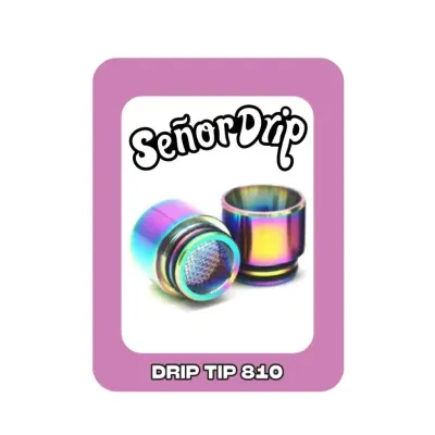 Drip Tip 810 Antifuite 2 (Rainbow) - Señor Drip Tip