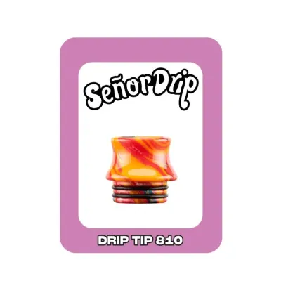 Drip Tip 810 Trumpet (Black) - Señor Drip Tip