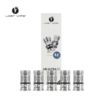 Résistances UB Ultra V4 M8-M7-M6 Coil V4 (5pcs) (M6 - 0.3ohm) - Lost Vape