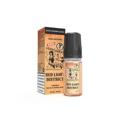 Red Light District 10ml Moonshiners (Nicotine:18 mg/ml) - Le French Liquide