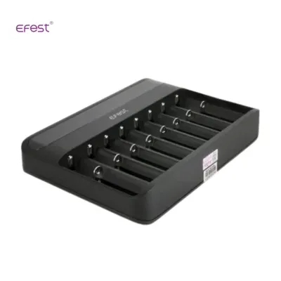 Chargeur d'accus Lush Q8 LED (Noir) - Efest