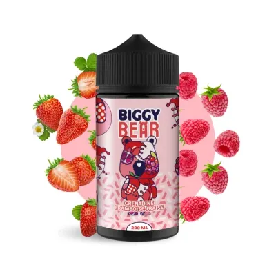 Grenadine Framboise Fraise 200ml - Biggy Bear