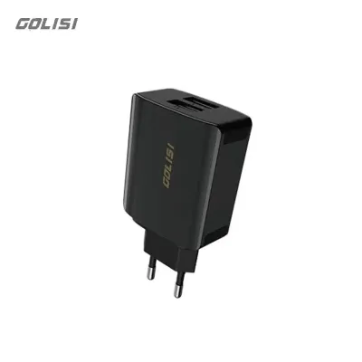 Prise USB 2 ports GL-B01 (Noir) - Golisi