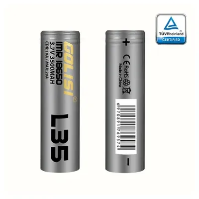 Accu L35 18650 3500mAh 20A (Boite de 2) (Golisi L35) - Golisi
