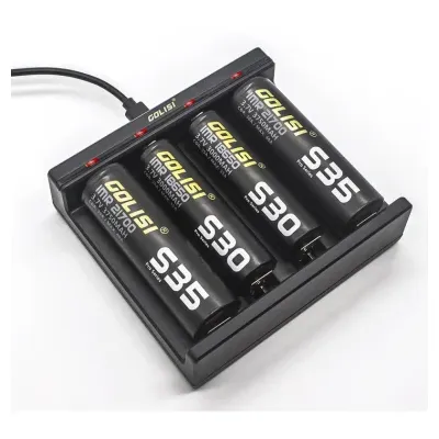Chargeur d'accus Needle 4 (Noir) - Golisi