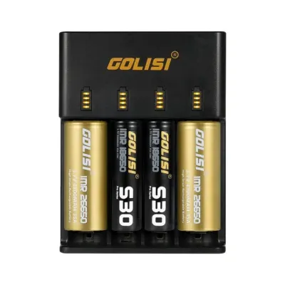 Chargeur d'accus O4 (Noir) - Golisi