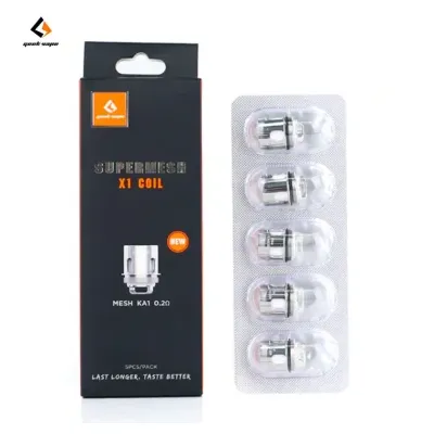 Résistances Cerberus Supermesh (5pcs) (Mesh X1 - 0.2ohm) - GeekVape