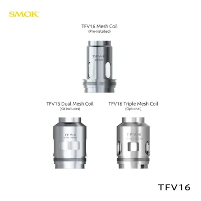 Résistances TFV16 (3pcs) (Triple Mesh 0.15ohm) - Smok