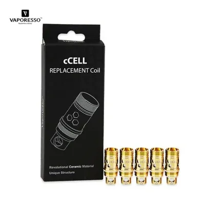 Résistances CCELL pour Target (5pcs) (SS316 0.6ohm) - Vaporesso