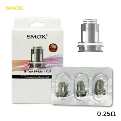 Résistances Atomiseur TF (3pcs) (BF-Mesh 0.25ohm) - Smok