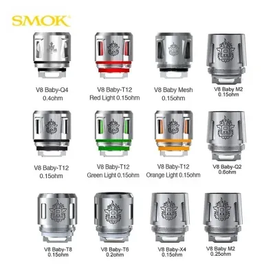 Résistances TFV8 Baby / TFV12 Baby Prince (5pcs) (Strip 0.15ohm) - Smok